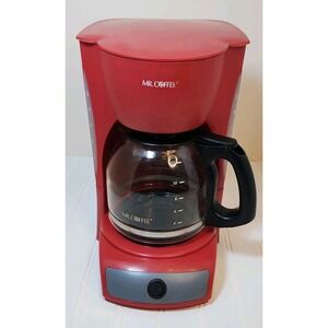 Mr. Coffee Red 12 Cup Coffee Maker CG16 Basic Tested And Working